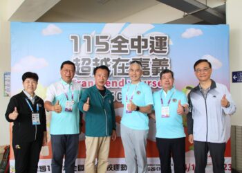 翁章梁赴全中運團本部　勉勵22縣市代表隊