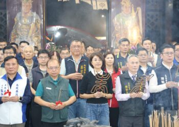 歡慶玄天上帝聖誕　受天宮團拜大典許縣長主獻