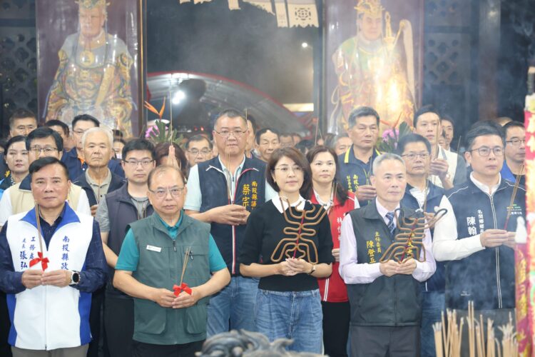 歡慶玄天上帝聖誕 受天宮團拜大典許縣長主獻