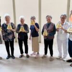 蘭陽仁愛之家禪繞畫課　安養中心長者從頭到尾都充滿笑聲