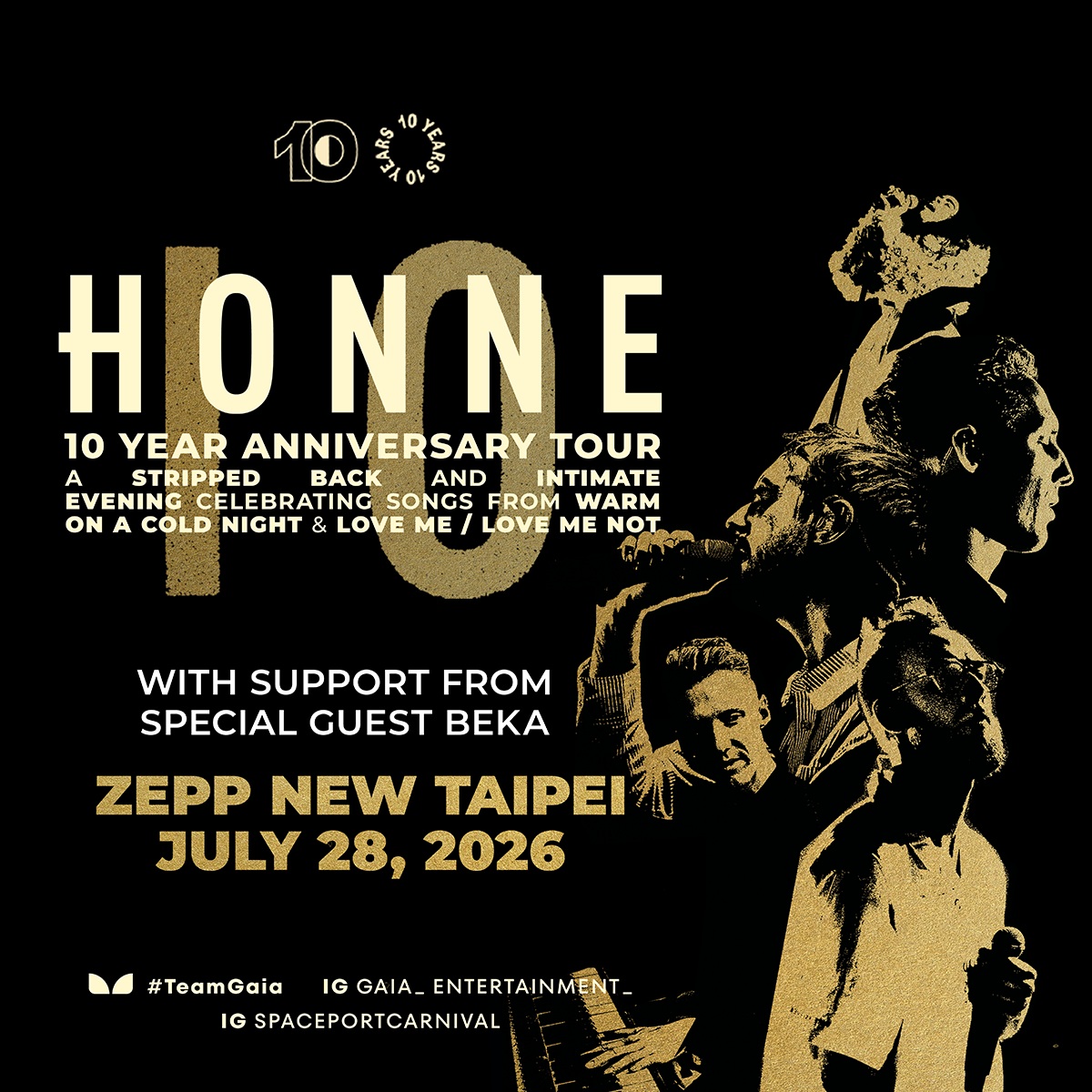 英倫當代電音流行指標性天團HONNE 7/28五度降臨寶島再掀復古靈魂騷樂旋風!