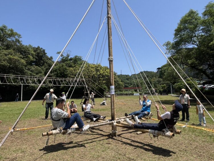 山海基隆‧童心啟航!大地遊戲百組親子闖關攀爬 笑聲響徹四維公園