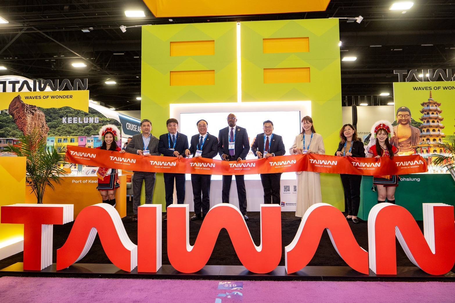 港務公司董事長周永暉親率隊赴美傳捷報　國際郵輪加碼來臺璽　寶郵輪2028年環島布局六大港口