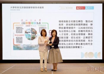 AI永續雙軌治理　葛煥昭獲天下雜誌校長互評辦學績效卓越獎