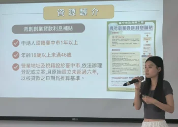 台中勞工局挺女力創業 　「青年一站式創業服務」助勇敢築夢