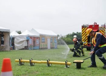 中市南區公所舉行水災防汛實兵演習　強化跨機關應變力、提升救災能量