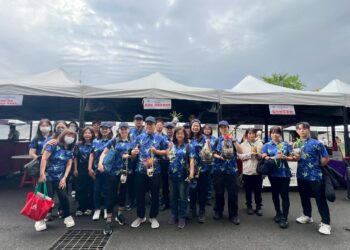 綠意上身帶頭做 中市環保局設攤宣導「廣植栽、廣植林」 邀市民加入改善空品行列