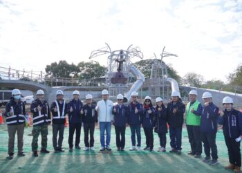 全國首座東勢獨角仙生態公園成形　陳大田：進度破8成、力拼4月啟用