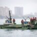 強化河防韌性 國軍淡水河操演 爆破油桶抗敵水路進攻 11 強化河防韌性 國軍淡水河操演 爆破油桶抗敵水路進攻