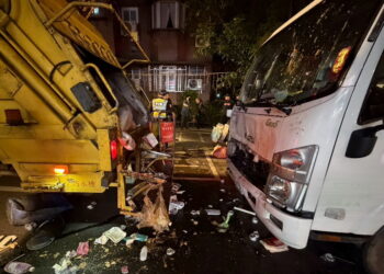 桃園資源回收車失控撞垃圾車　1死6傷