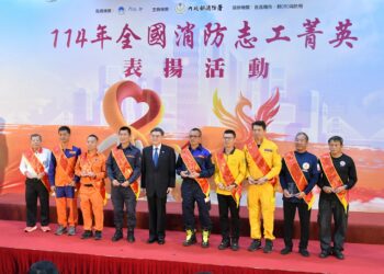 全國消防志工菁英表揚　卓揆感謝無私奉獻守護國人身家安全