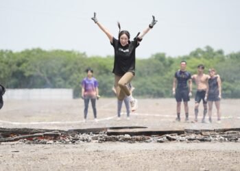 斯巴達國際障礙賽十週年台南盛大舉行 梁舒涵 草屯囝仔力挺參賽