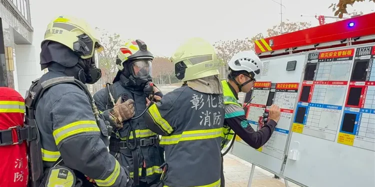 全國10縣市跨域交流 彰化消防局精進新型態火災應變量能 1 24 8