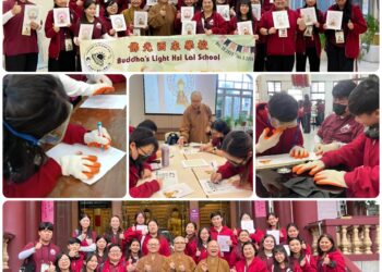 佛光西來學子參訪蘭陽仁愛之家　體驗高齡生活培養同理心