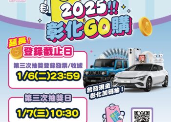 「2025彰化GO購」消費登錄系統恢復正常　登錄期限延長至1月6日
