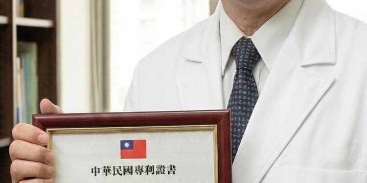 中華民國健康調理協會理事長陳承照博士，結合深厚的健康養護技術學術背景與臨床實務，成功研發「漢方熱導刮痧」技術，並正式取得經濟部智慧財產局發明專利。
照片由陳承照提供