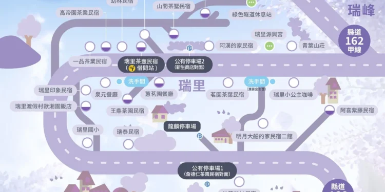 瑞里紫藤含苞待放 春日紫色山城即將登場 1 68 1