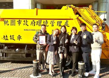 黃金車投入桃園清潔量能　張善政感謝海雁會同濟會會長馮瑞玲攜手公益夥伴守護城市
