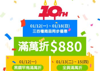 好市多線上購物10週年慶開跑　黑鑽會員搶先享滿萬折880元優惠