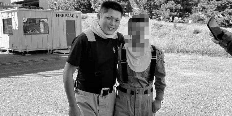 基隆消防小隊長詹能傑三度進入火場救人不幸殉職，消防局深感不捨在臉書發文哀悼，願英勇的詹小隊長一路好走。（圖／基隆市消防局-角落消火伴 臉書專頁）