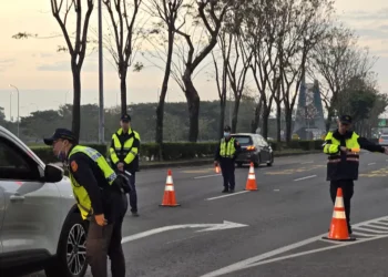 春節9天連假來了　嘉義市警一分局加強交通疏導與酒駕取締