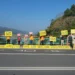 不要廢棄物掩埋場!埔里鄉親愛蘭橋 舉牌、拉白布條表決心 13 不要廢棄物掩埋場!埔里鄉親愛蘭橋 舉牌、拉白布條表決心