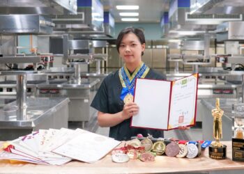 總統府授勳、國際賽奪冠 崑大餐飲系周佳怡榮膺全國大專優秀青年