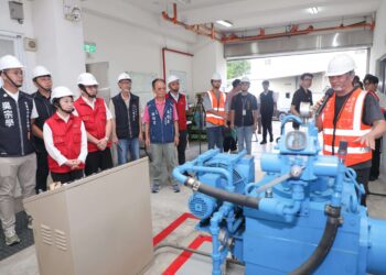 防範米克拉外圍環流影響　盧市長親視察五張犁抽水站 掌握防汛整備情形