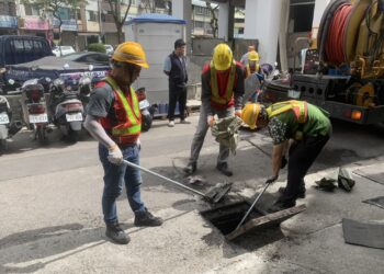 因應未來兩週強降雨　中市環保局啟動整備加強排水熱點清疏