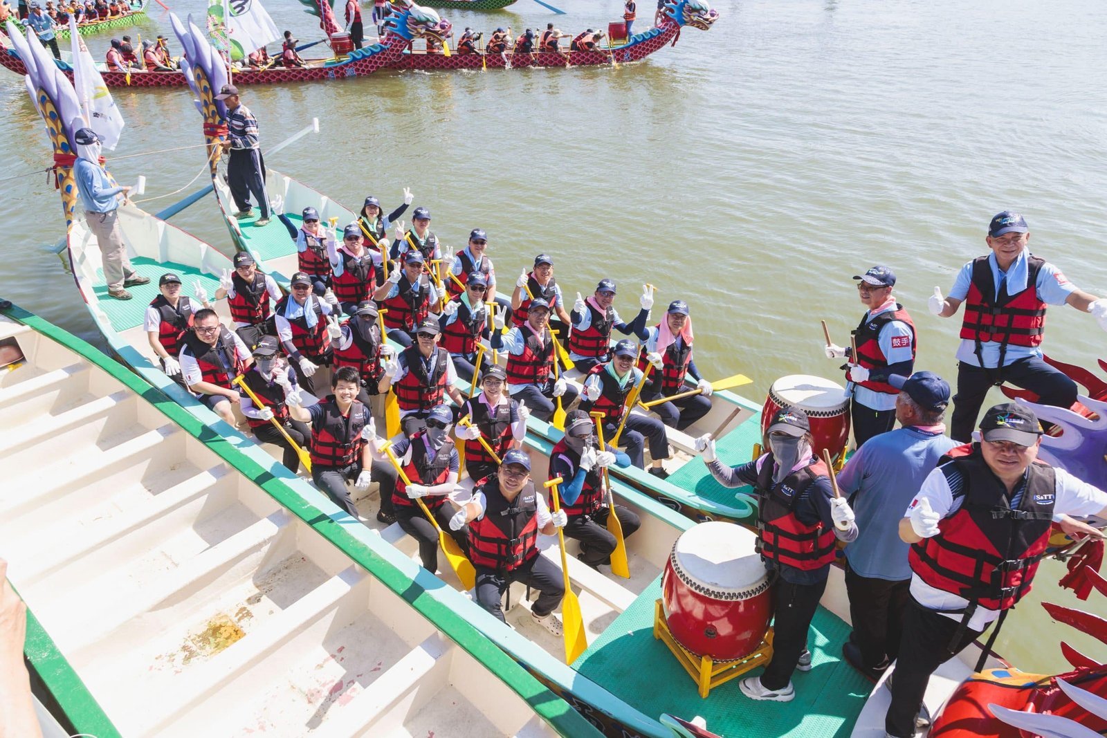 嘉義縣龍舟競賽42支隊伍熱情開划 1 14-25-scaled-1
