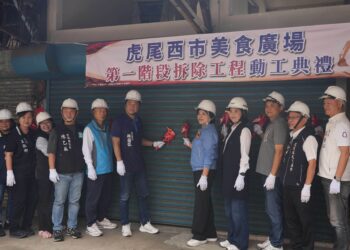 虎尾西市美食廣場改建啟動　打造舊城區美食觀光新地標