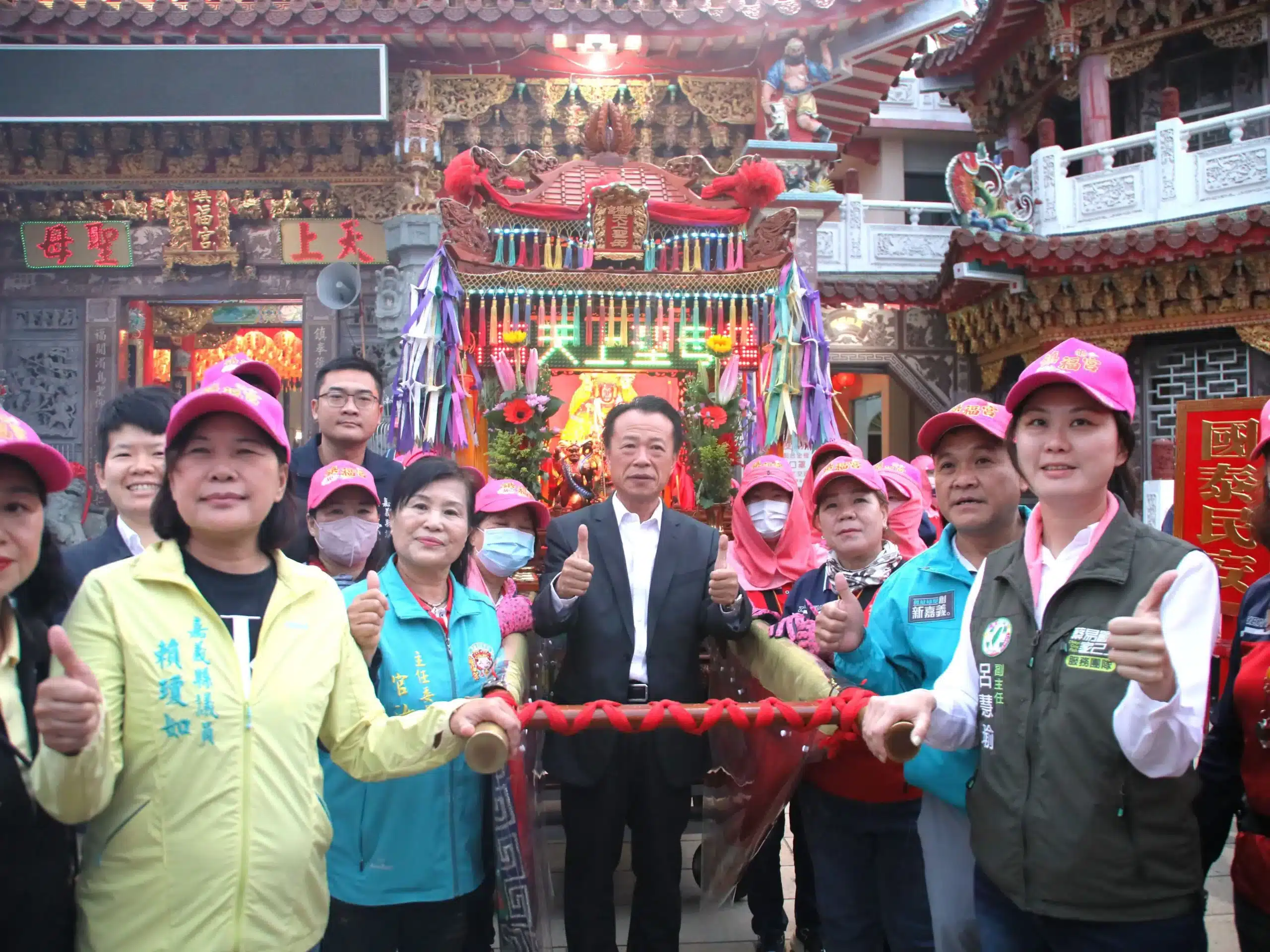 後潭鎮福宮天上聖母祈安遶境啟程 翁章梁恭迎起駕 1 69 8
