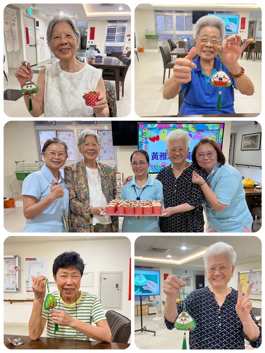 香滿端陽．幸福手作時光　蘭陽仁愛之家長輩歡度端午佳節