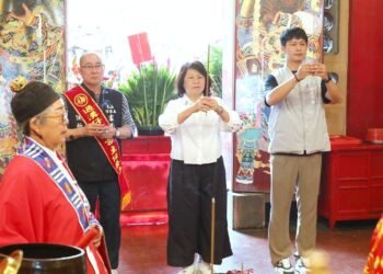 嘉邑震安宮玄天上帝祝聖大典　黃敏惠主祭祈願市運昌隆