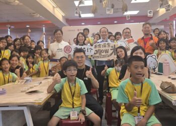 老協珍志工攜手台積電慈善基金會  陪伴桃園僑愛國小生從一顆米認識土地與環境，從情感連結出發探索永續未來！