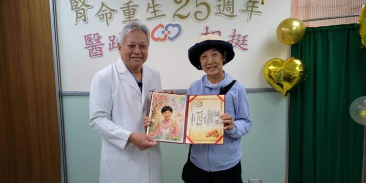 感謝陌生人的生命禮物 嘉基患者腎臟移植25年迎65歲生日 1 IMG 4806