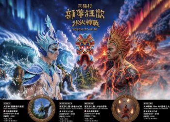 六福村《部落狂歡－水火神戰》暑假開戰　薩摩亞勇士躍瀑、南太平洋火舞祭典震撼登場　水火神賜幸運碼「5、8、0」 任一碼享450 元水樂園　 599 元主題樂園超