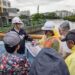 豪雨狂炸警報　市府團隊赴多區視察水情應變　陳其邁市長至茄萣、湖內掌握防汛水情