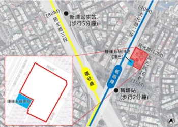 總投資金額達128億元　捷運板橋線新埔站開發基地3/25招商