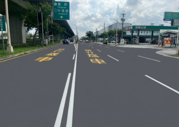 道路燙平不停歇！　中市斥資1,550萬元改善北屯、北區3大路廊 74線崇德匝道部分配合交管