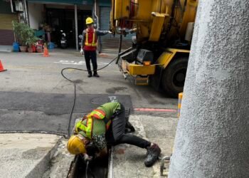 因應颱風外圍環流降雨　中市環保局超前部署清溝整備