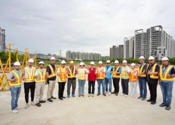 防颱不鬆懈！　建設局長視察「坪林新橋工程」　強化工地防災整備拚年底完工