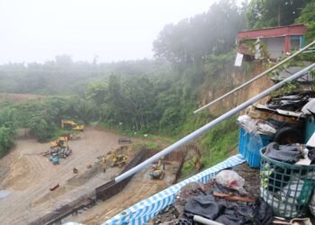 地質影響林內坪頂崩塌地整治工程　張麗善縣長與張嘉郡立委將持續向中央爭取加勁護坡經費