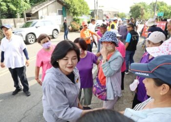雲縣府攜手斗南公所改善雲86線　會勘莿桐鄉光復橋路口延伸車道改善工程