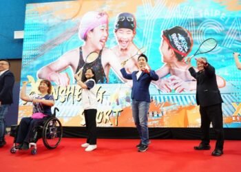 全台少見！新生運動館竟有「低鉛火藥槍射擊場」　蔣萬安親揭幕