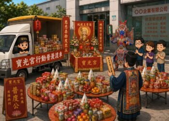 普渡與拜拜大不同! 寶光宮「普渡專車」全台首創 把完整普度儀軌送到家門口 7 普渡與拜拜大不同! 寶光宮「普渡專車」全台首創 把完整普度儀軌送到家門口