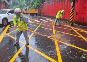 巴威後市容復原！基隆250名清潔隊員、80車次全面清運