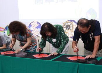 基市暑期兒童書法藝術夏令營　傳承漢字藝術