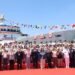 澎湖艦交船、基隆艦命名下水典禮 見證國艦國造新里程碑 14 澎湖艦交船、基隆艦命名下水典禮 見證國艦國造新里程碑