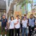 致癌毒油事件延燒　蕭美琴參訪竹北圖書館遭藍白民代抗議